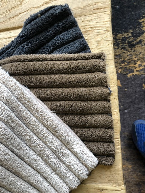 Sofa Cord taupe, Cord Sofa 3 Sitzer