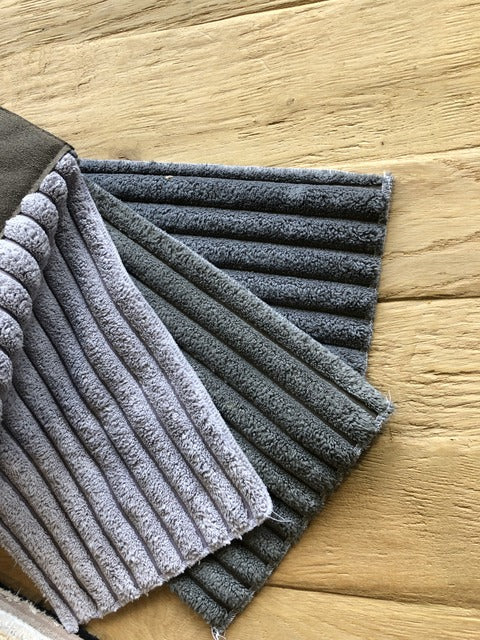 Sofa Cord taupe, Cord Sofa 3 Sitzer