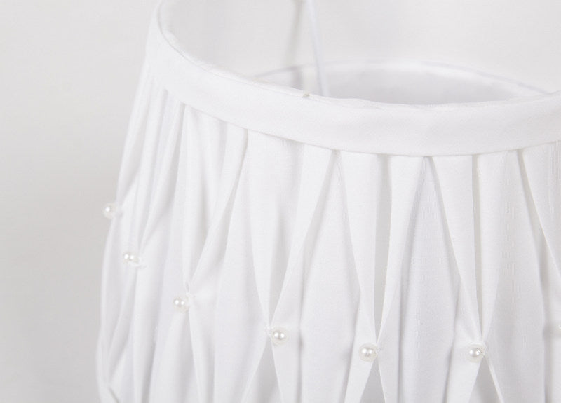 Lampenschirm rund, Farbe Weiß, Ø 20 cm