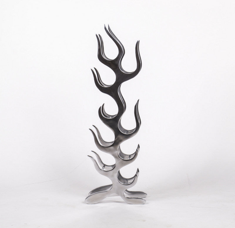 Weinregal aus Aluminium für 9 Flaschen