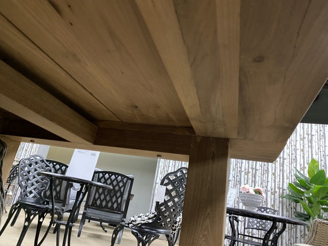 Esstisch Teak, Gartentisch Holz massiv, Länge 240 cm