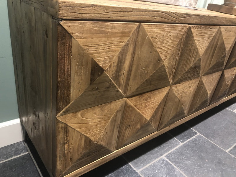 Sideboard Altholz, Anrichte aus Altholz, Breite 220 cm