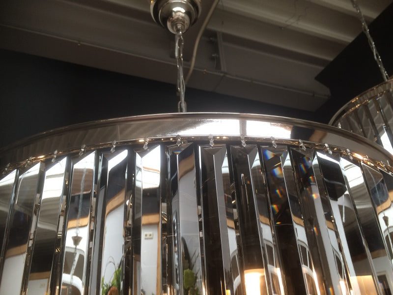 Kronleuchter Kristall, Hängelampe aus Glas, Durchmesser 85 cm