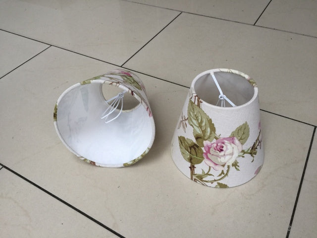 KIemmschirm Blumenmuster, Form rund Ø 14 cm