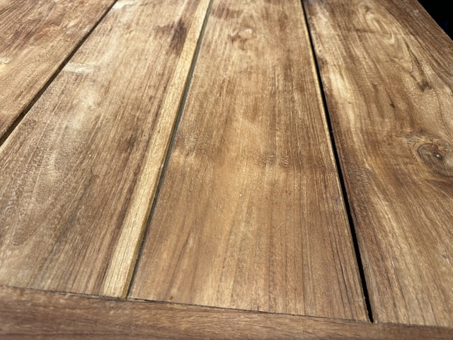 Esstisch Teak, Gartentisch Massivholz, Tisch Holz, Länge 240 cm
