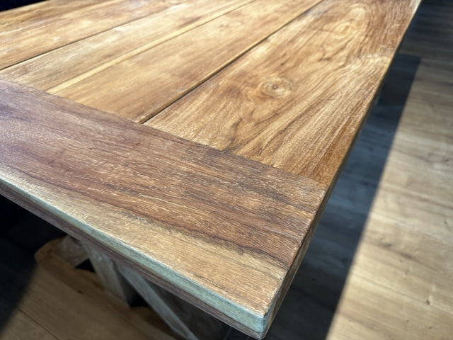 Esstisch Teak, Gartentisch Massivholz, Tisch Holz, Länge 240 cm