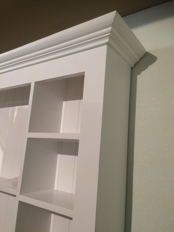 Spiegelschrank weiß Landhausstil, Spiegel weiß Landhaus, Breite 98 cm