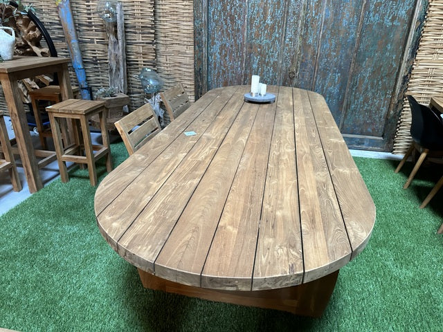 Esstisch Teak, Gartentisch Massivholz, Tisch Holz, Breite 320 cm