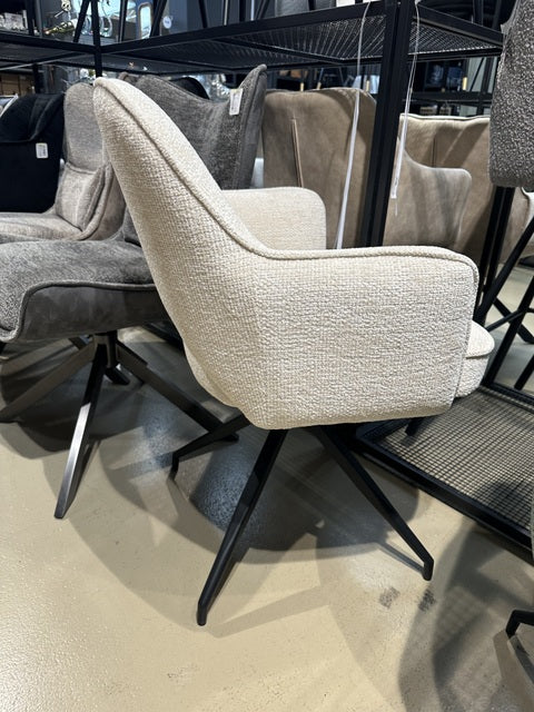 Stuhl creme drehbar, Esszimmerstuhl drehbar creme , drehbarer Stuhl creme