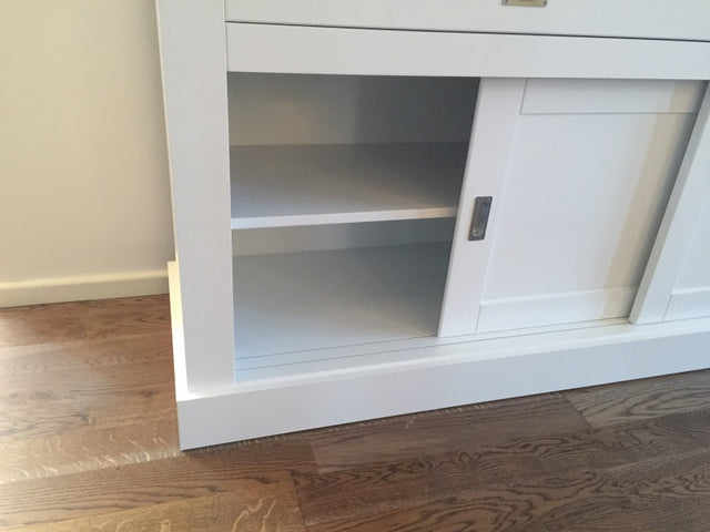 Sideboard weiß im Landhausstil, Anrichte weiß, Breite 200 cm