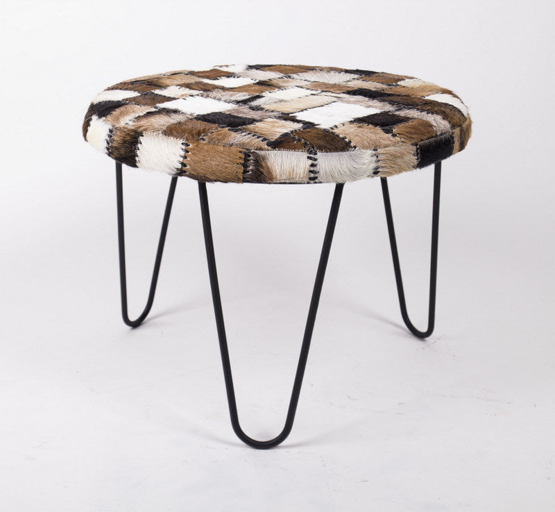 Beistelltisch Fell, Beistelltisch rund, Ø 60 cm