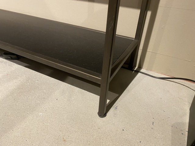 Konsole Metall, Metall Konsole Industriedesign, Wandtisch schwarz, Breite 120 cm