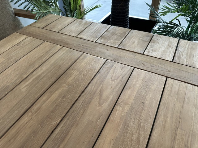 Gartentisch Massivholz, Tisch Teak-Holz, Gartentisch Teak, Breite 240 cm
