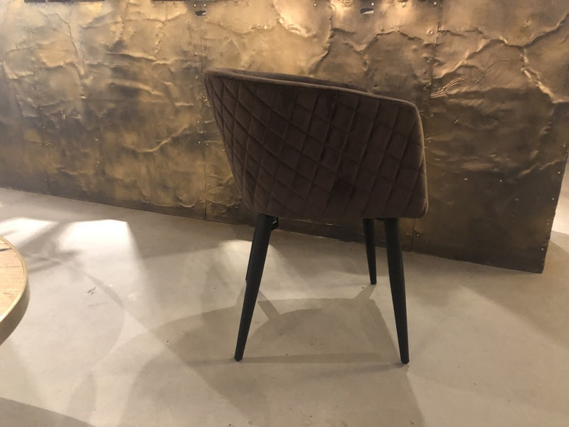 Stuhl gepolstert braun, Stuhl gesteppte Polsterung Farbe braun