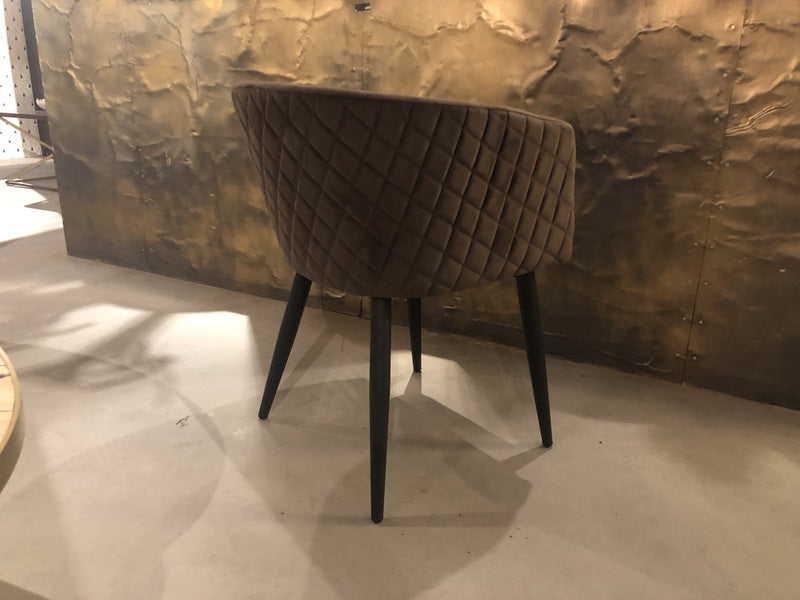 Stuhl gepolstert braun, Stuhl gesteppte Polsterung Farbe braun
