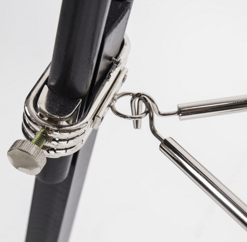 Dreifuß Stehleuchte Maritim, Farbe schwarz- chrome