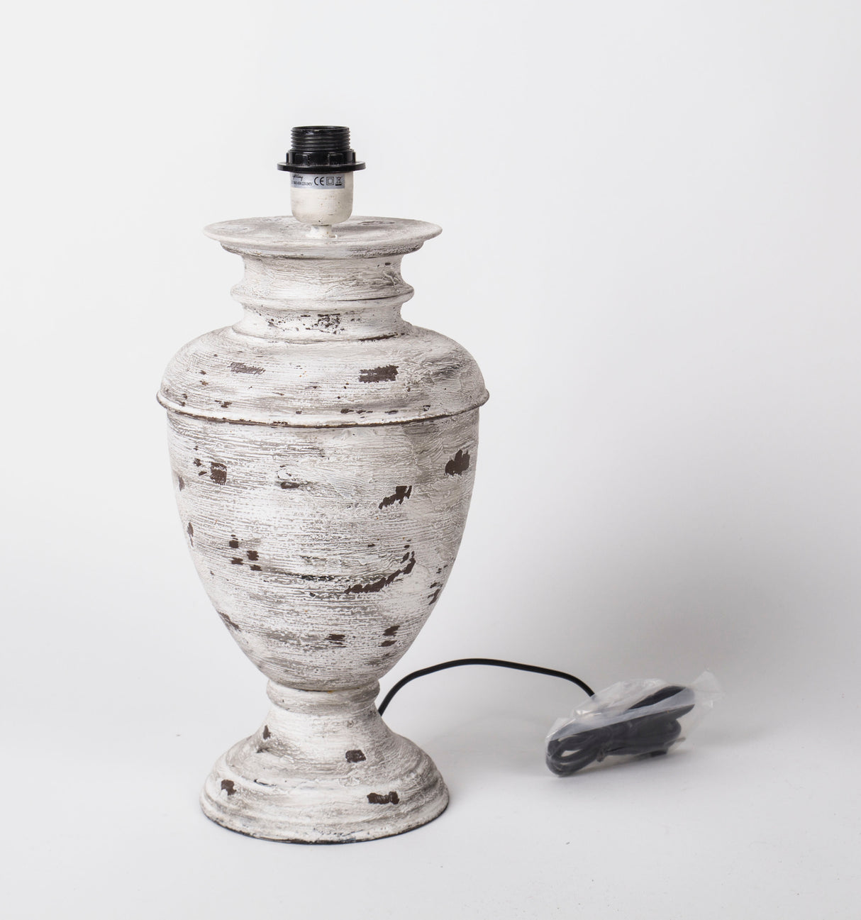 Lampenfuß vintage im Landhausstil für eine Tischleuchte,  Höhe 48 cm