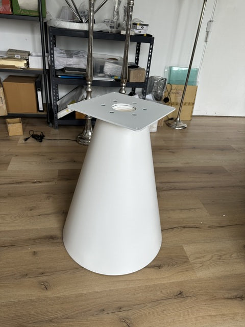 Tischgestell rund weiß, Tischfuß weiß, Tischgestell weiß rund, Breite 55 cm