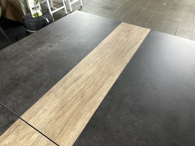 Gartentisch ausziehbar anthrazit, Esstisch anthrazit-grau, Gartentisch anthrazit, Länge 243-303 cm