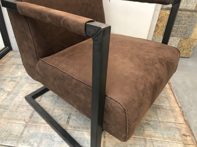 Club Sessel braun Industriedesign, Sessel braun