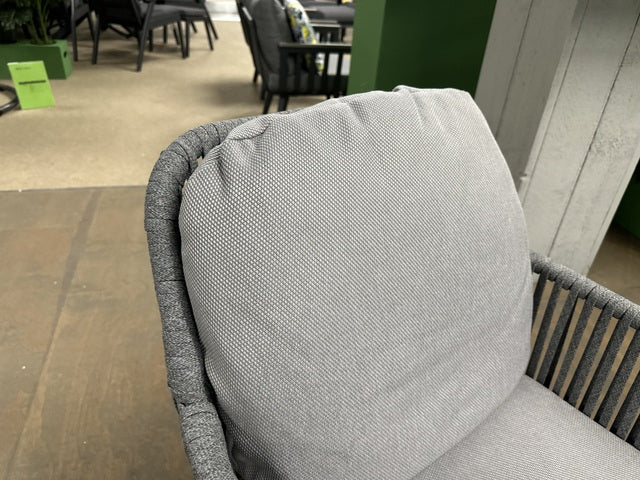 Gartenstuhl grau Textil, Stuhl grau