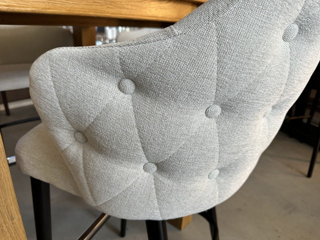 Barstuhl Sand, Barstuhl Gestell schwarz, Sitzhöhe 75 cm