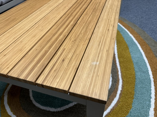 Gartensitzgruppe beige, Set 5 teiliges Loungeset beige