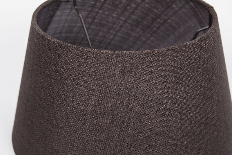 Lampenschirm rund, Farbe Braun, Ø 25 cm