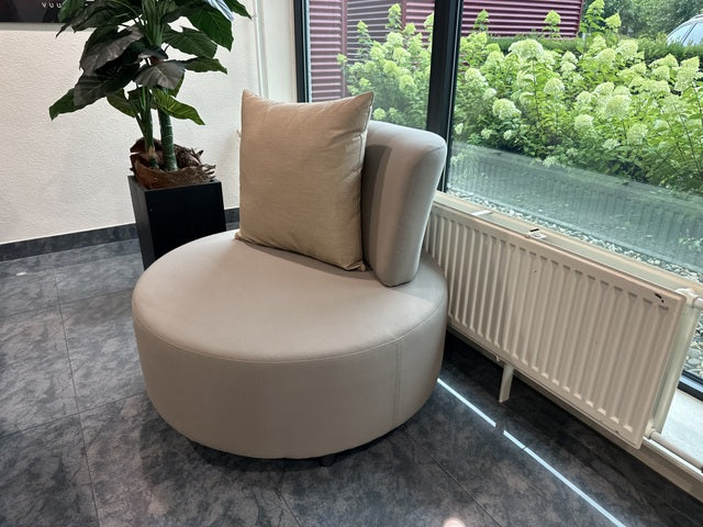 Set 4 teiliges Loungeset beige, Garten-Loungesofa grau-beige