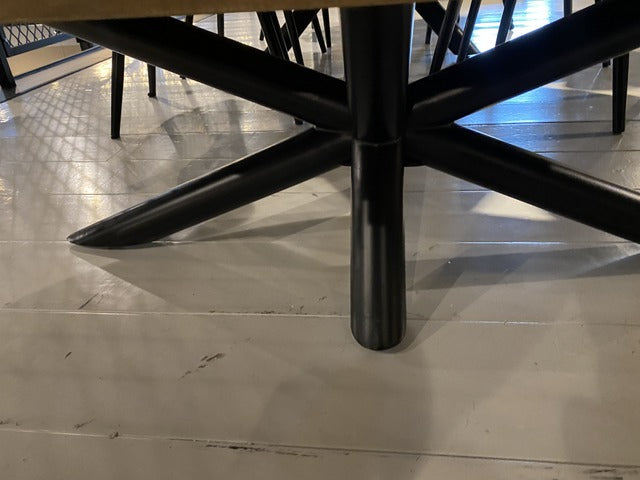 Couchtisch oval braun,  ovaler Couchtisch Naturholz, Breite 130 cm