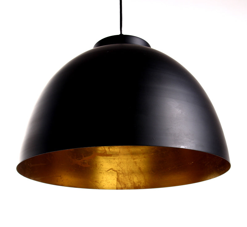 Moderne Pendelleuchte, Pendellampe Ø 45 cm, Farbe schwarz-gold