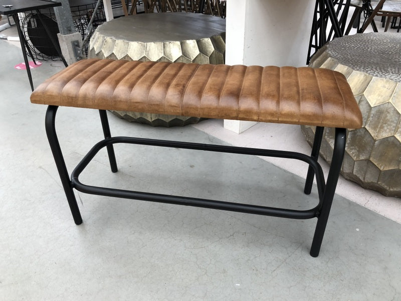 Bank brown industrial design, Bench brown industrial design, length 88 cm