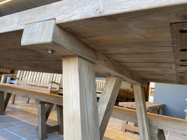 Gartentisch Teakholz, Tisch Teak, Esstisch Teak, Länge 300 cm