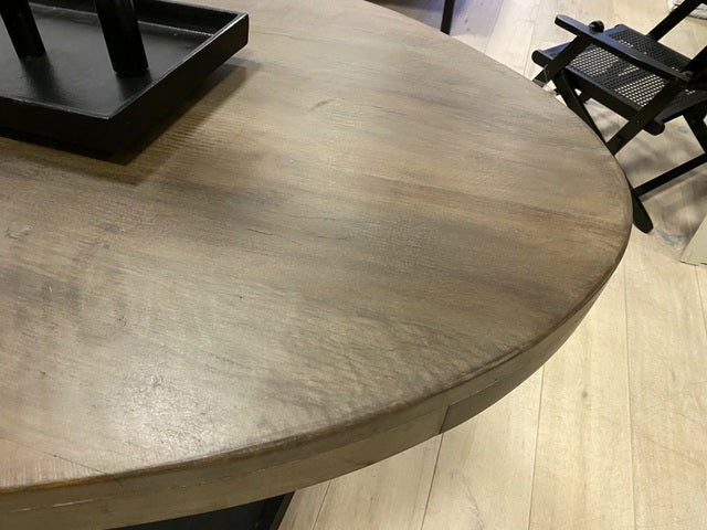 Tisch Industriedesign, Esstisch Industriedesign schwarz, Bartisch schwarz, Breite 300 cm