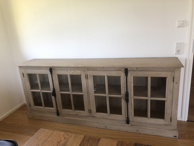 Sideboard Massivholz Landhaus, Sideboard Landhaus, Anrichte Massivholz Landhausstil, Breite 220 cm