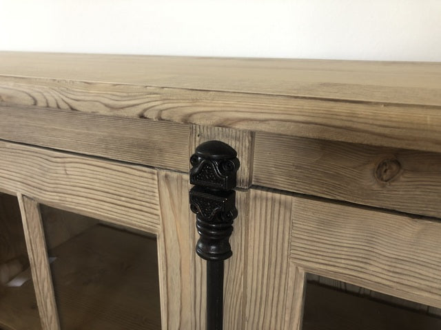 Sideboard Massivholz Landhaus, Sideboard Landhaus, Anrichte Massivholz Landhausstil, Breite 220 cm