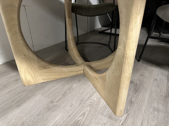 Esstisch Massivholz rund, runder Tisch Holz, Durchmesser 130 cm