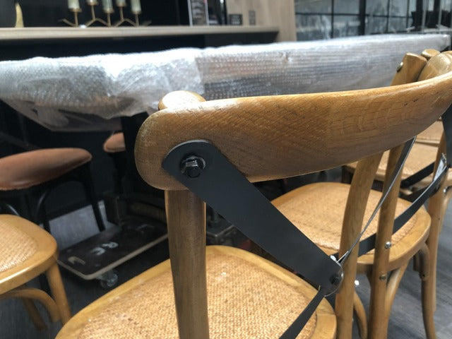 Stuhl Landhaus, Stuhl Holz-Rattan