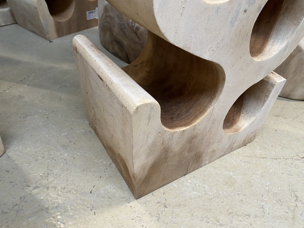 Weinregal Holz, Weinregal aus Massivholz für 12 Flaschen