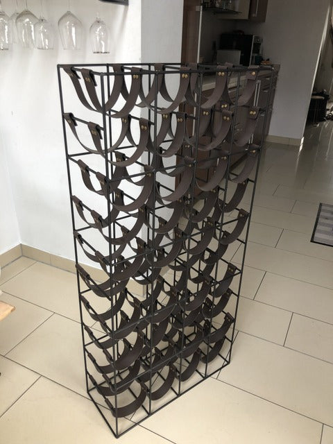 Weinregal Metall Gestell, Höhe 112 cm