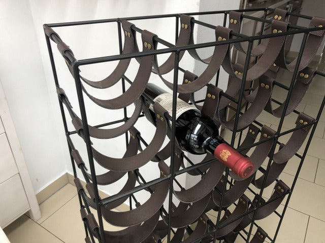 Weinregal Metall Gestell, Höhe 112 cm