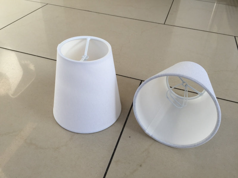 KIemmschirm weiß, Aufsteckschirm weiß, Form rund Ø 11 cm