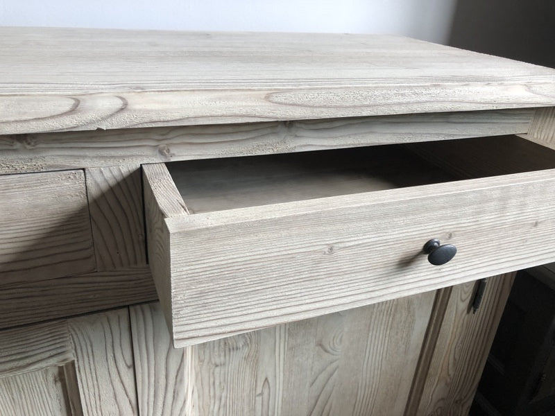 Sideboard Holz Landhaus, Anrichte Massivholz Landhausstil,  Breite 125 cm