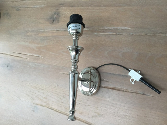 Wandleuchte verchromt, Wandlampe silber