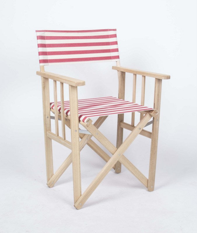 Casual Home American Trails Regiestuhl Extra Breit – Aus Massivem Hartholz, Faltbar, Barhöhe
