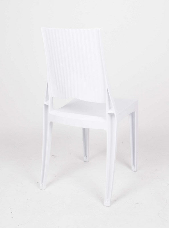 Stuhl weiß Kunststoff, outdoor Stuhl weiß