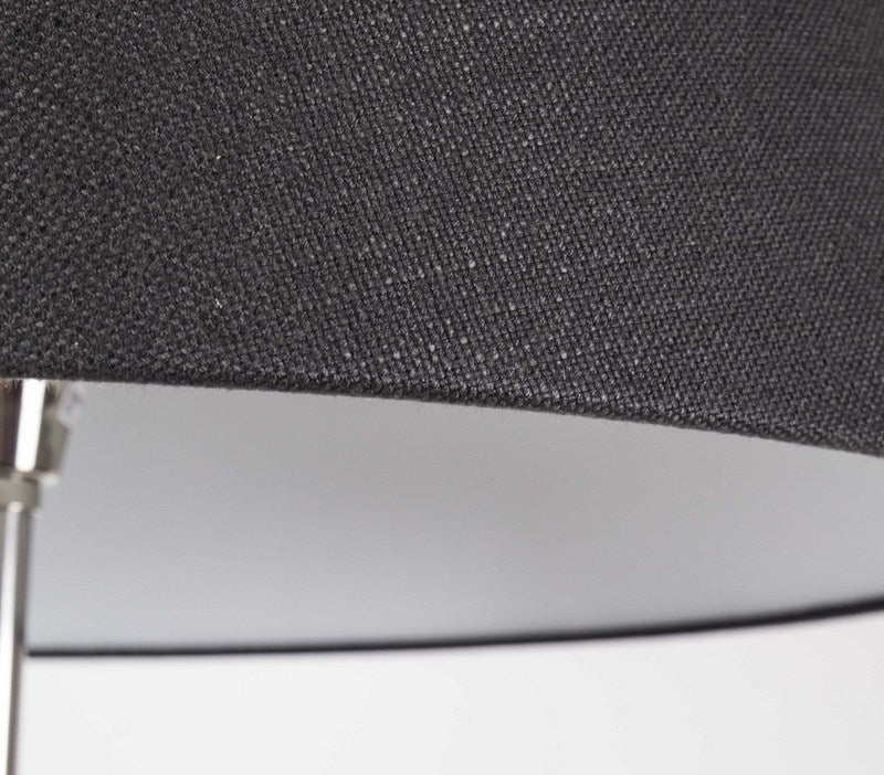 Stehleuchte höhenverstellbar im Landhausstil, Dreibein Stehlampe mit einem Lampenschirm, Höhe 103-200 cm