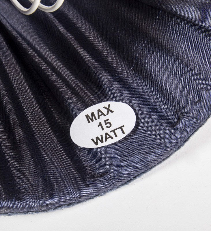 KIemmschirm petrol-blau, Form rund Ø 13 cm