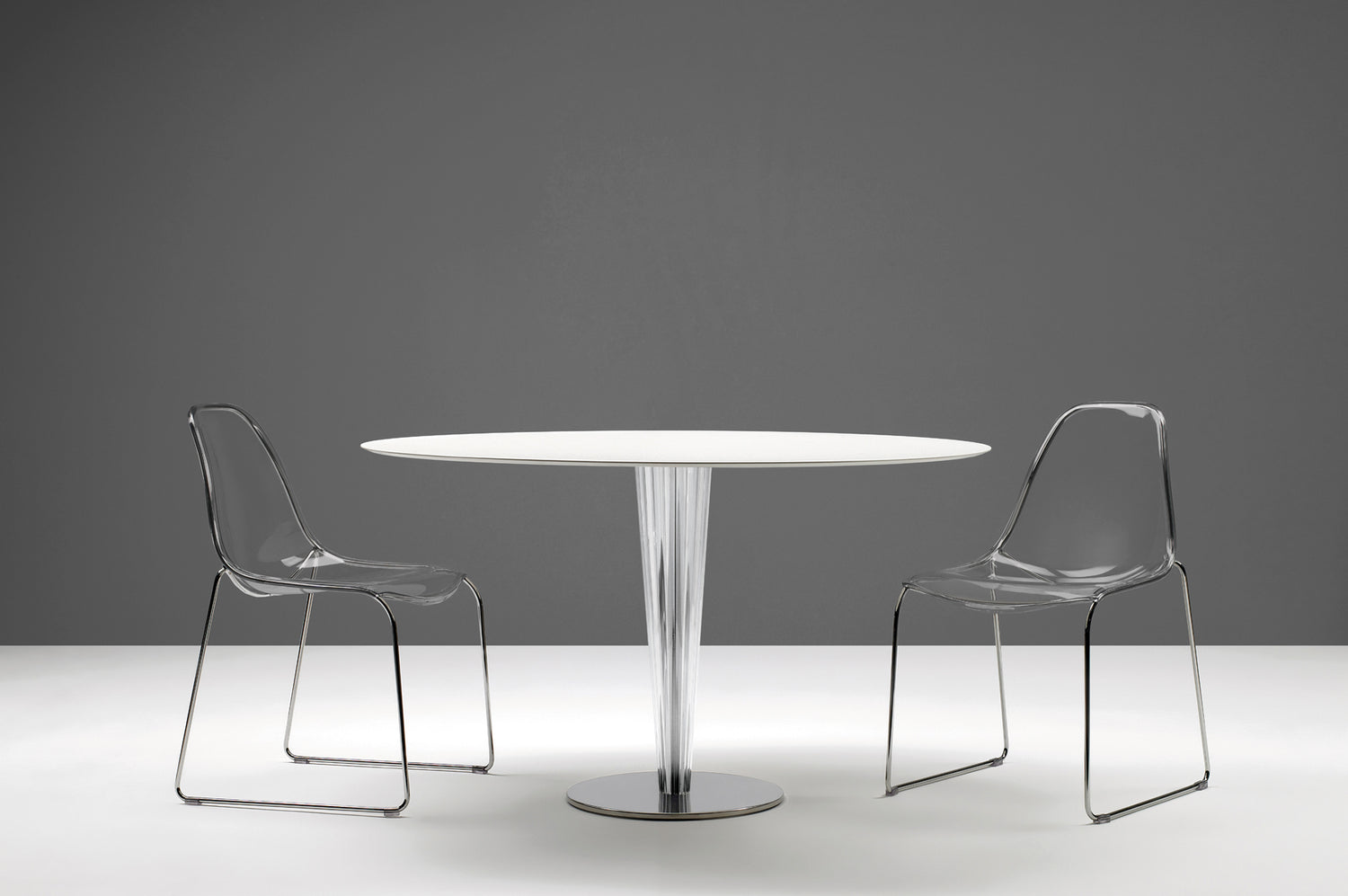 Design Tisch rund, Arbeitstisch modern