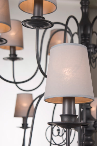 Kronleuchter 16-armig, Hängeleuchte im Landhausstil, Durchmesser 115 cm